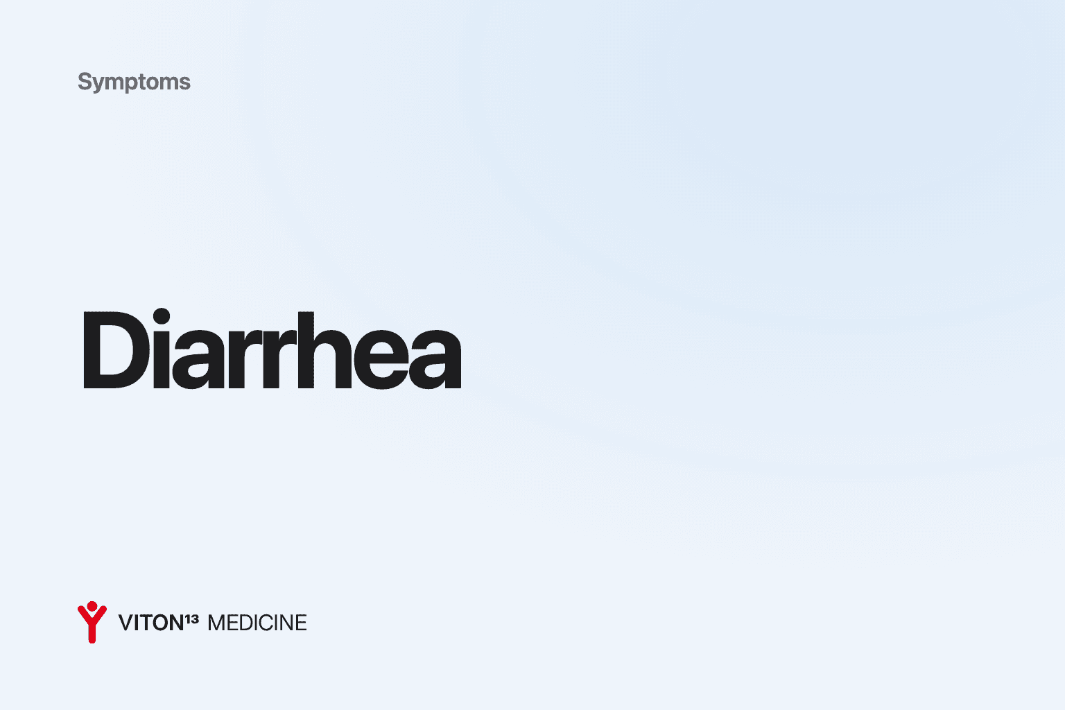 Cover: Diarrhea on a coloured background