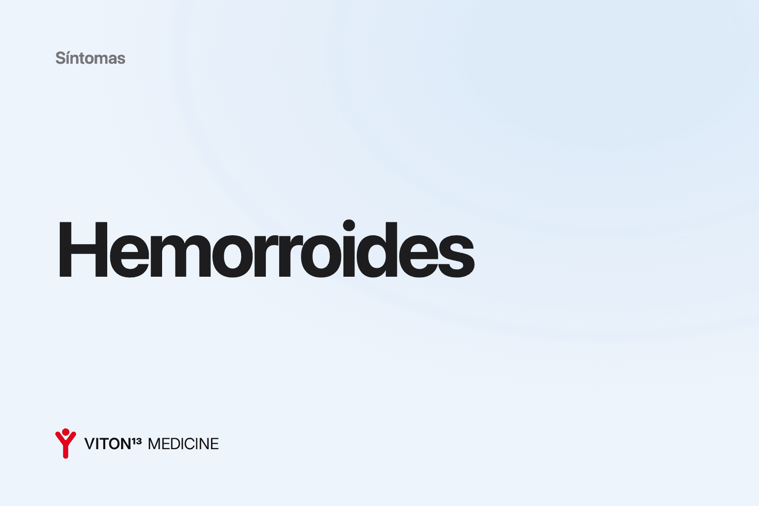 Portada: Hemorroides sobre fondo de color