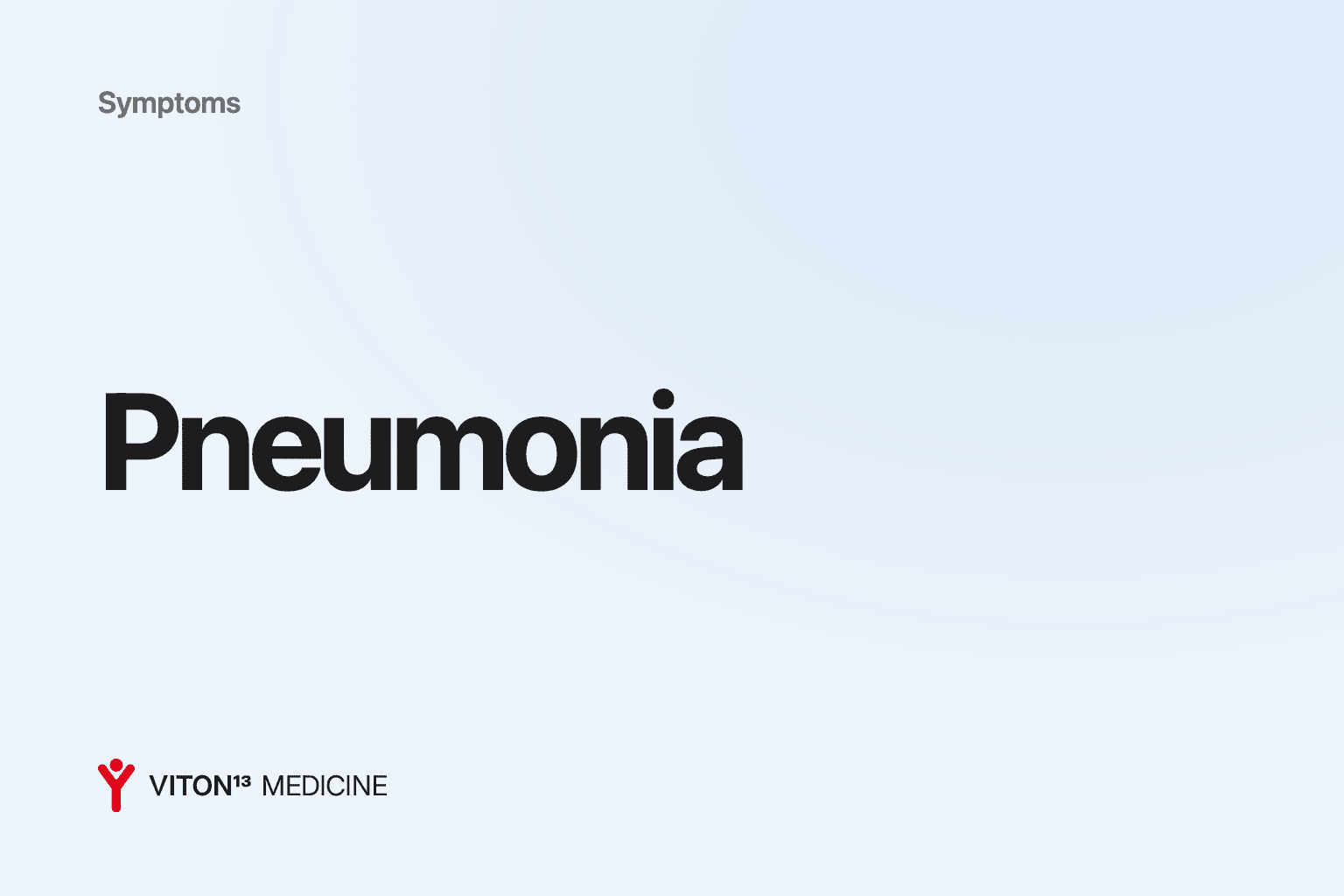 Cover: Pneumonia on a coloured background