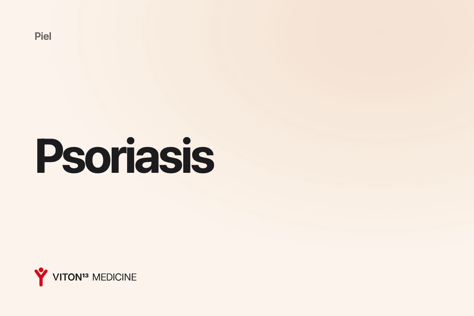 Portada: Psoriasis sobre fondo de color