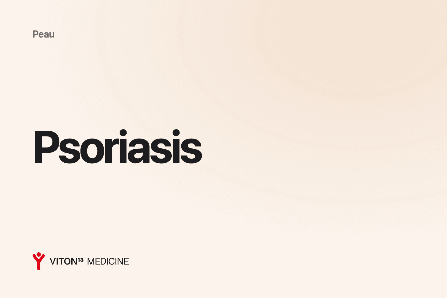 Couverture : Psoriasis sur fond de couleur