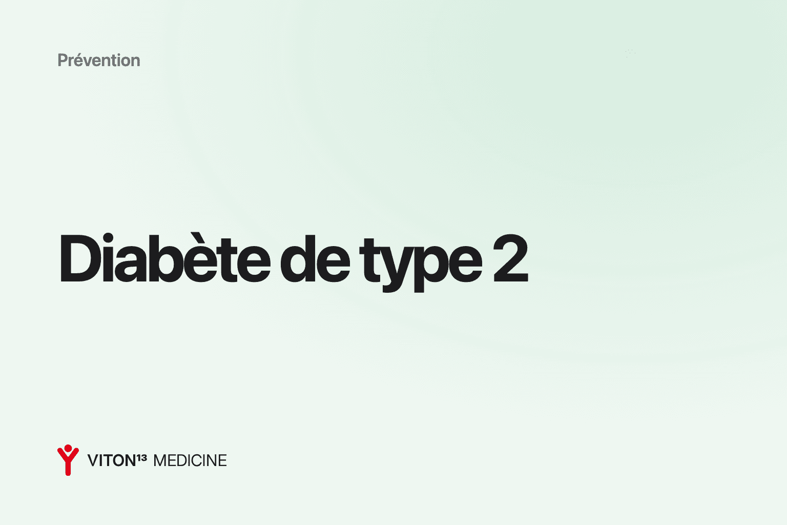 Couverture : Diabète de type 2 sur fond de couleur