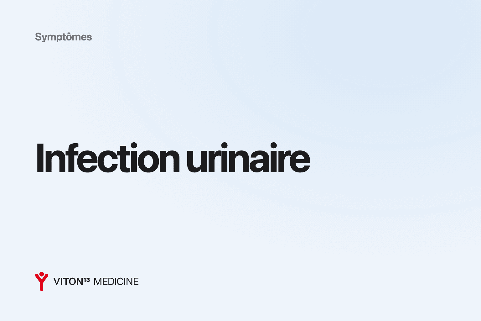 Couverture : Infection urinaire sur fond de couleur