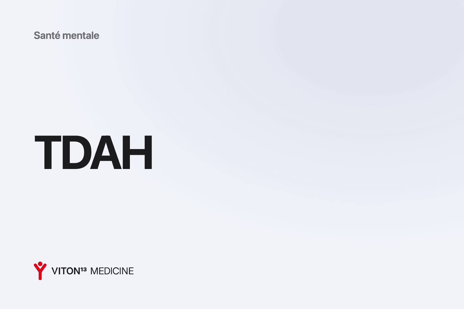 Couverture : TDAH sur fond de couleur