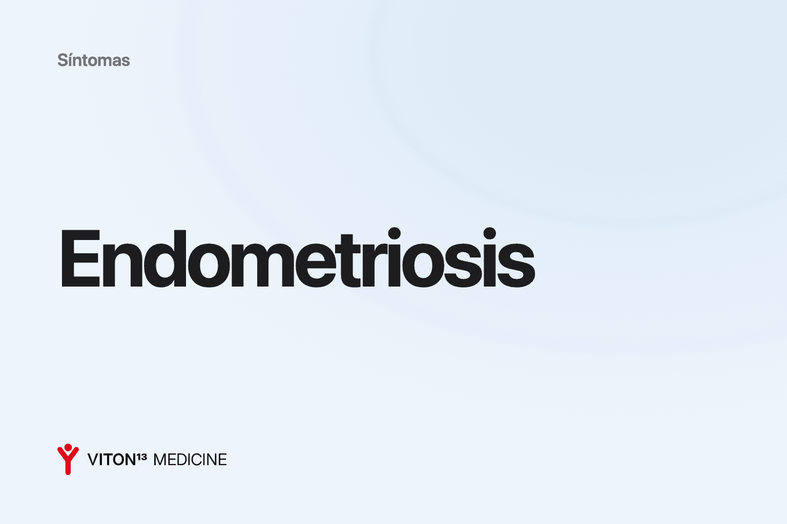 Portada: Endometriosis sobre fondo de color