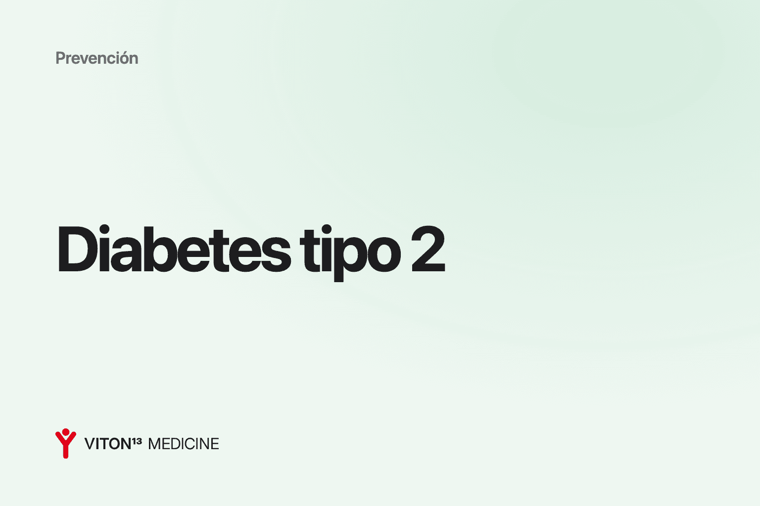 Portada: Diabetes tipo 2 sobre fondo de color